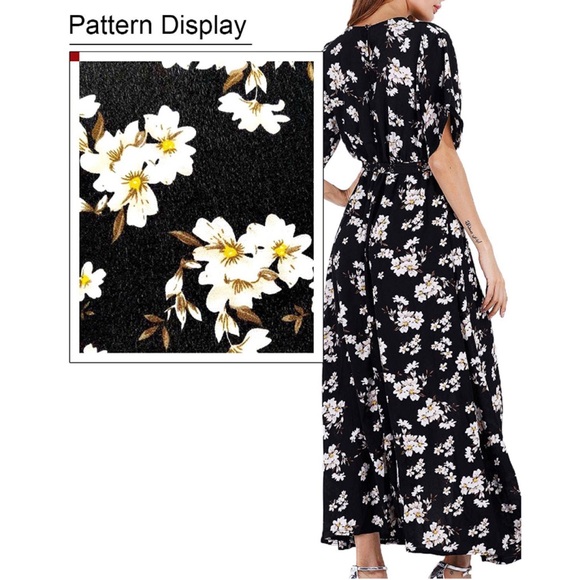 Floral wrap dress - Picture 3 of 3